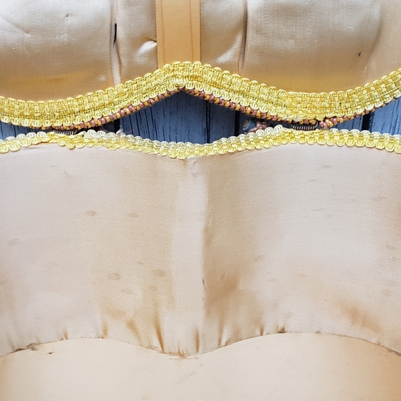 Vintage Exclusively For Singer MidCentury Wicker Sewing Basket Patchwork Design - Picture 9 of 14